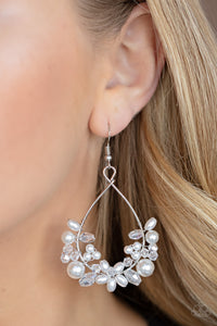 Earrings Fish Hook,White,Marina Banquet White ✧ Earrings