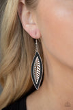 Leather Lagoon Black ✧ Earrings Earrings