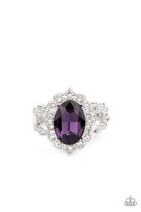 Purple,Ring Skinny Back,Oval Office Opulence Purple ✧ Ring