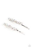 Bubbly Ballroom White ✧ Iridescent & Opal Bobby Pin