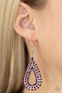 Earrings Fish Hook,Purple,The Works Purple ✧ Earrings