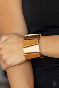 Bracelet Stretchy,Bracelet Wooden,Multi-Colored,Wooden,Barbados Backdrop Multi  ✧ Bracelet