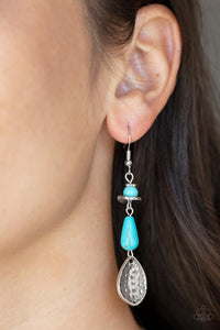 Blue,Earrings Fish Hook,Silver,Turquoise,Artfully Artisan Blue ✧ Earrings