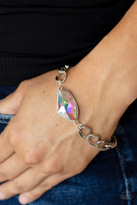 Bracelet Clasp,Iridescent,Multi-Colored,UV Shimmer,Galactic Grunge Multi ✧ Iridescent UV Shimmer Bracelet
