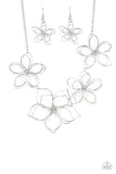 Flower Garden Fashionista Silver ✨ Necklace Short