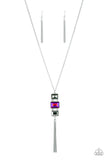 Uptown Totem Pink ✧ Hematite Necklace Long