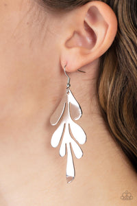 Earrings Fish Hook,Silver,A FROND Farewell Silver ✧ Earrings