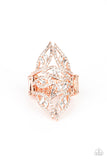 Fiery Foliage Copper ✧ Ring