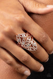 Fiery Foliage Copper ✧ Ring
