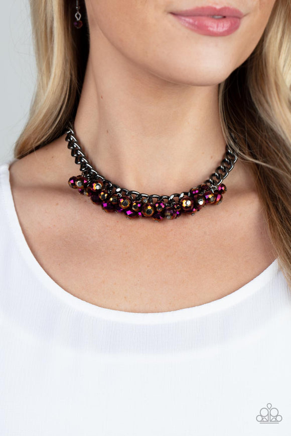 Galactic Knockout Purple ✨ Necklace Short