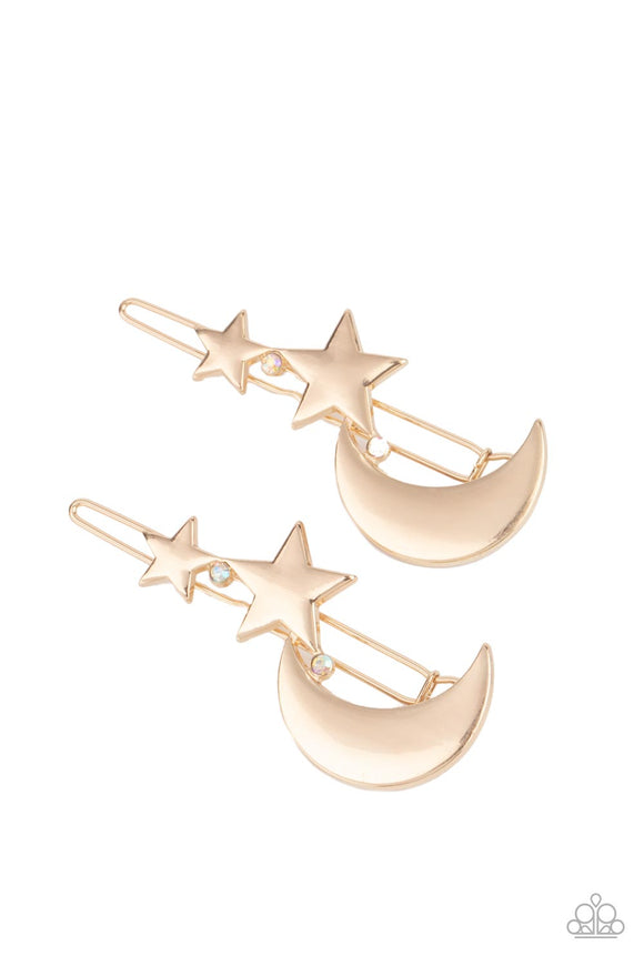 At First TWILIGHT Gold ✧ Barrette Barrette Hair Accessory