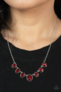 Necklace Short,Red,Material Girl Glamour Red ✧ Necklace