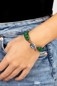 Bracelet Button Loop Closure,Green,Urban Bracelet,Seasonal Bounty Green ✧ Urban Bracelet