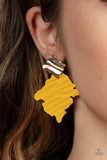 Crimped Couture Yellow ✧ Post Earrings Post Earrings