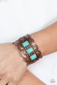 Bracelet Cuff,Copper,Turquoise,Rio Rancho Retreat Copper ✧ Cuff Bracelet
