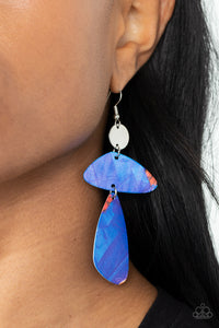 Blue,Earrings Fish Hook,SWATCH Me Now Blue ✧ Earrings