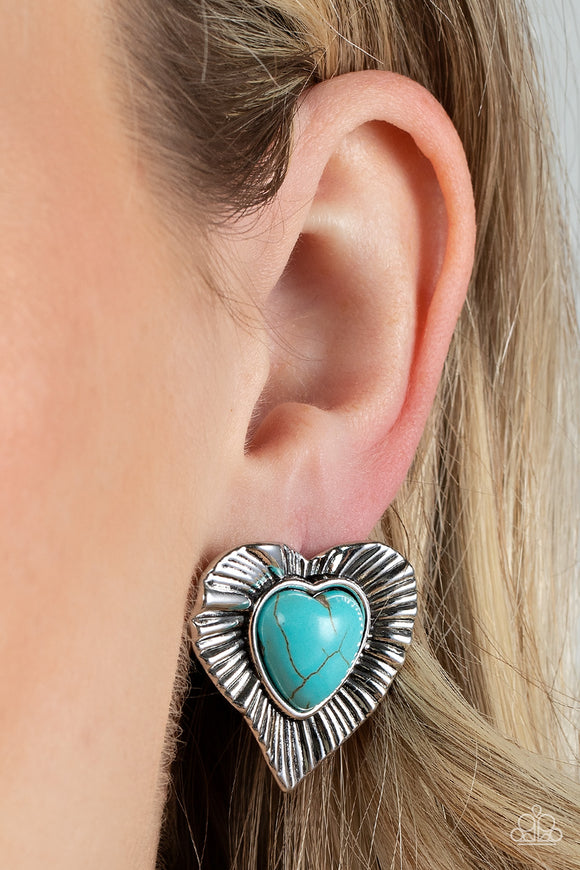 Rustic Romance Blue ✧ Post Earrings Post Earrings