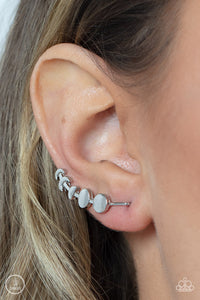Earrings Ear Crawler,Silver,Its Just a Phase Silver ✧ Moon Ear Crawler Post Earrings