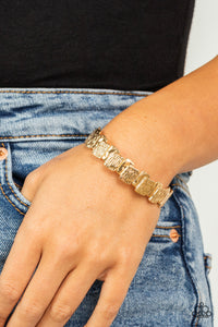 Bracelet Stretchy,Gold,Urban Stackyard Gold ✧ Bracelet