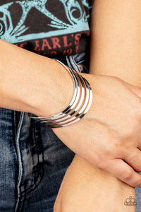 Bracelet Cuff,Silver,Tantalizingly Tiered Silver ✧ Bracelet