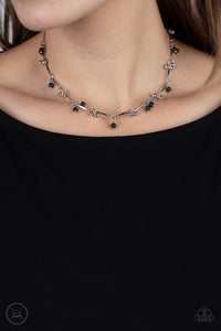 Black,Necklace Choker,Necklace Short,Sahara Social Black ✧ Choker Necklace