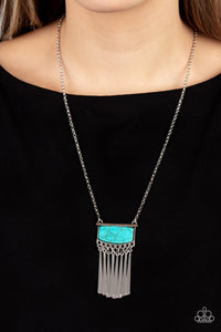 Blue,Necklace Long,Turquoise,Plateau Pioneer Blue ✧ Necklace