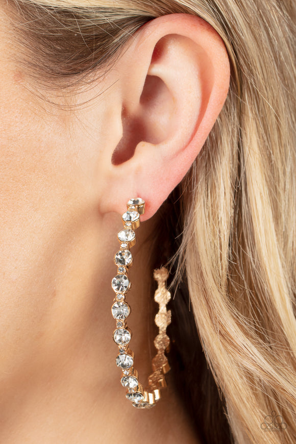 Royal Reveler Gold ✧ Hoop Earrings Hoop Earrings