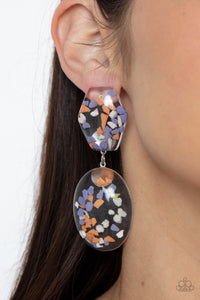 Earrings Acrylic,Earrings Post,Orange,Flaky Fashion Orange ✧ Acrylic Post Earrings