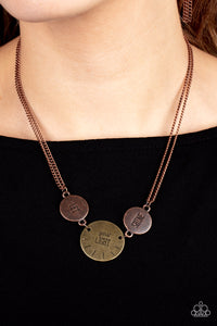 Brass,Copper,Faith,Inspirational,Necklace Short,Shine Your Light Copper ✧ Necklace