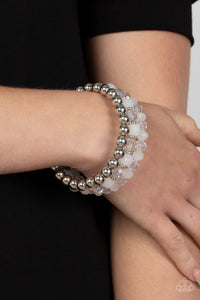 Bracelet Coil,Silver,White,Gimme Gimme White ✧ Coil Bracelet