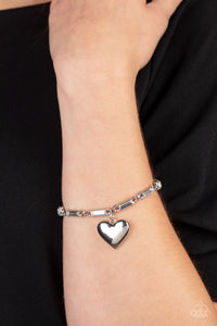 Bracelet Clasp,Hearts,Silver,Valentine's Day,White,Sweetheart Secrets White ✧ Bracelet