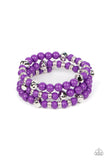 Vibrant Verve Purple ✧ Stretch Bracelet