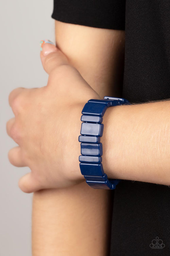 In Plain SIGHTSEER Blue ✧ Stretch Bracelet