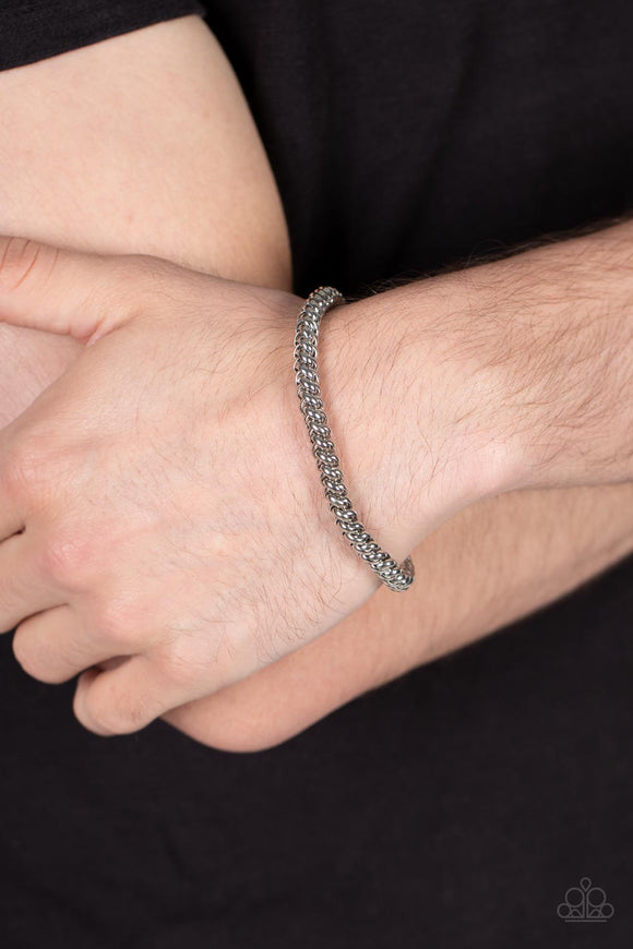 Setting The Pace Silver ✧ Bracelet Men's Bracelet