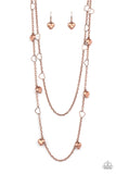 Chicly Cupid Copper ✧ Necklace Long
