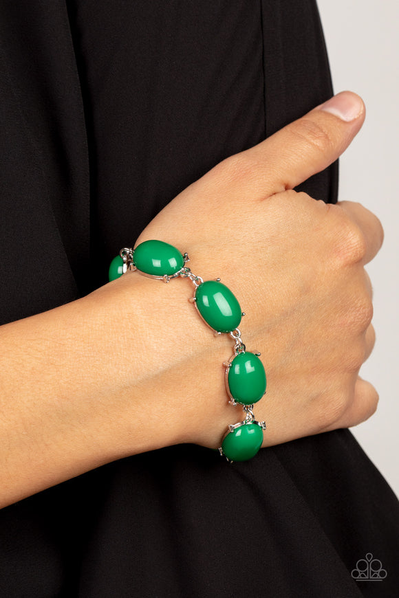 Confidently Colorful Green ✧ Bracelet Clasp Bracelet