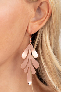 Copper,Earrings Fish Hook,A FROND Farewell Copper ✧ Earrings