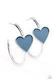 Kiss Up Blue ✧ Hoop Earrings Hoop Earrings