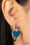 Kiss Up Blue ✧ Hoop Earrings Hoop Earrings
