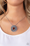 Make Me a MEDALLION-aire Brown ✧ Necklace Short