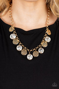 Gold,Necklace Short,Spot On Sparkle Gold✨ Necklace