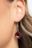 Experimental Edge Red ✧ Necklace Short
