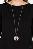 Iridescently Influential Orange ✧ Iridescent Necklace Long