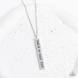 Matt 7:7 Silver ✧ Necklace