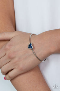 Blue,Bracelet Cuff,Hearts,Valentine's Day,Heart of Ice Blue  ✧ Bracelet
