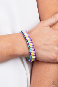 Blue,Bracelet Knot,Light Pink,Multi-Colored,Pink,Purple,Urban Bracelet,Yellow,Campfire Craft Multi ✧ Urban Bracelet