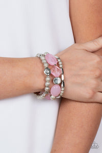 Bracelet Stretchy,Light Pink,Pink,Marina Magic Pink ✧ Stretch Bracelet