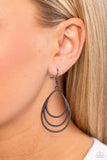 Trendy TIER-Drops Black ✧ Earrings