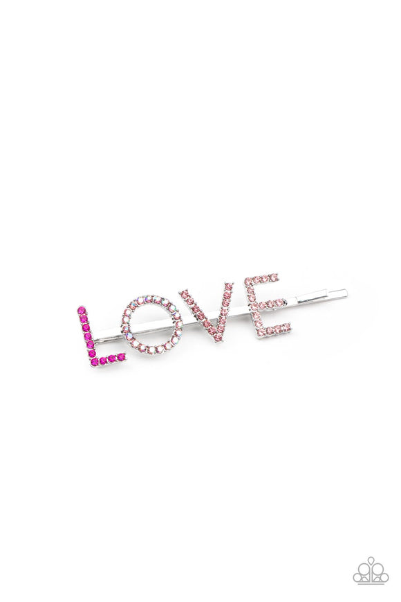 True Love Twinkle Pink ✧ Iridescent Bobby Pin