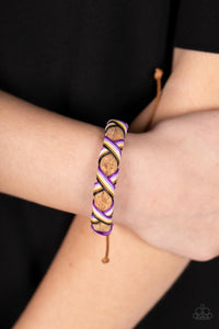 Black,Bracelet Knot,Brown,Cork,Light Pink,Pink,Purple,Urban Bracelet,Yellow,Desert Pirate Multi ✧ Cork Urban Bracelet